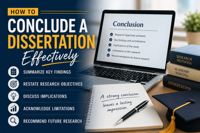 How to conclude a dissertation effectively