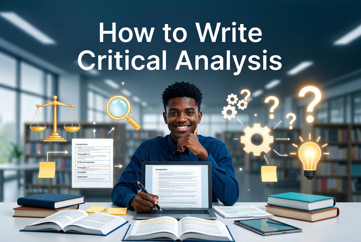 How to Write Critical Analysis in Assignments: The Complete Guide for University Students mugha is k mutabik ak or featured img bana kar do