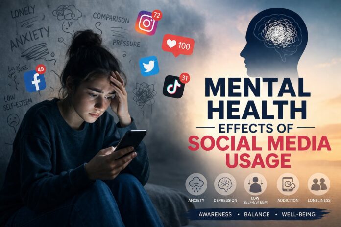 Mental Health Effects of Social Media Usage