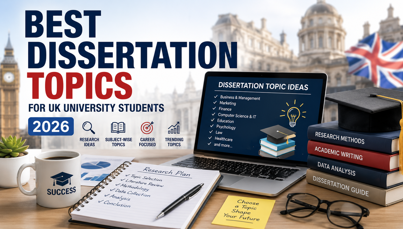 Best Dissertation Topics for UK University Students in 2026