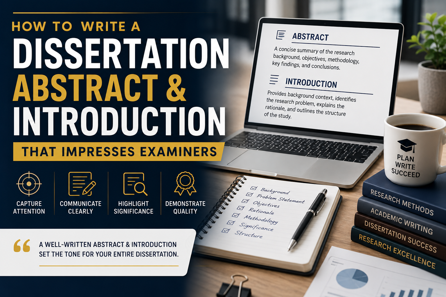 How to Write a Dissertation Abstract & Introduction That Impresses Examiners
